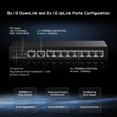 thumbnail image 3 of Conmutador Ethernet Binardat de 10 puertos Gigabit 8x100/1000 Mbps, 3 of 7