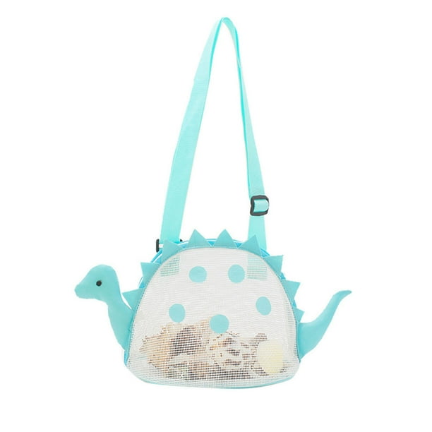 Emmababy Children's Mesh Shell Bags Cartoon Dinosaur Shaped Beach Bags