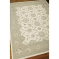 thumbnail image 3 of Nourison  Zephyr Area Rug 7'6" x 9'6" Synthetic, Viscose Border 8' x 10' Indoor Ivory, 3 of 5