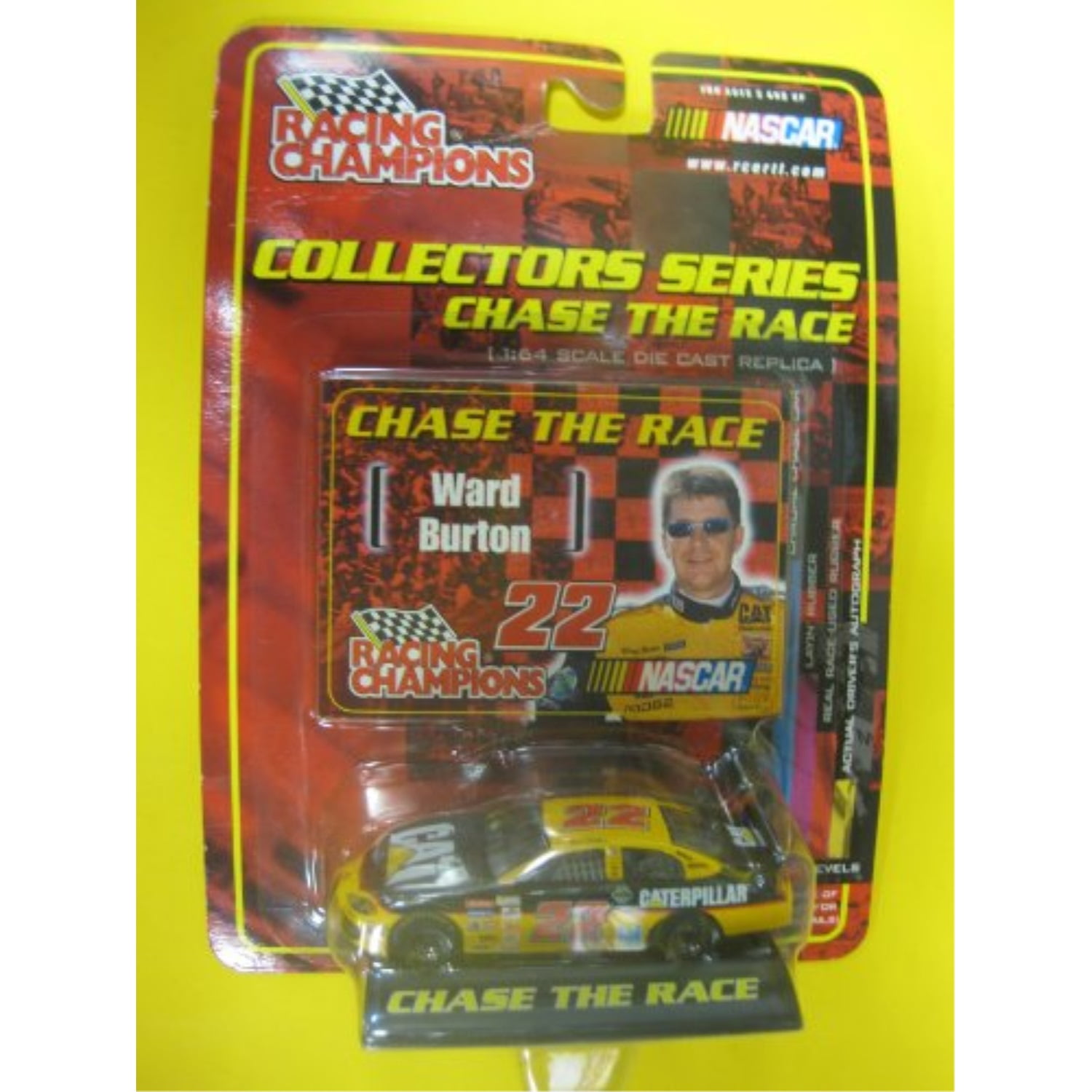 Ward Burton Cat Racing Champions Chase The Race 2001 NASCAR Die Cast 1 24 for sale online
