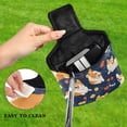 thumbnail image 4 of Haosy Happy Corgis and Flower Golf Mallet Putter Cover Strong Magnetic Leather Golf Club Headcover Closure, 4 of 7