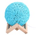 thumbnail image 1 of USB Charging Ball Style Night Lamp Sepak Takraw LED Light for Home Room Bedroom Blue, 1 of 14