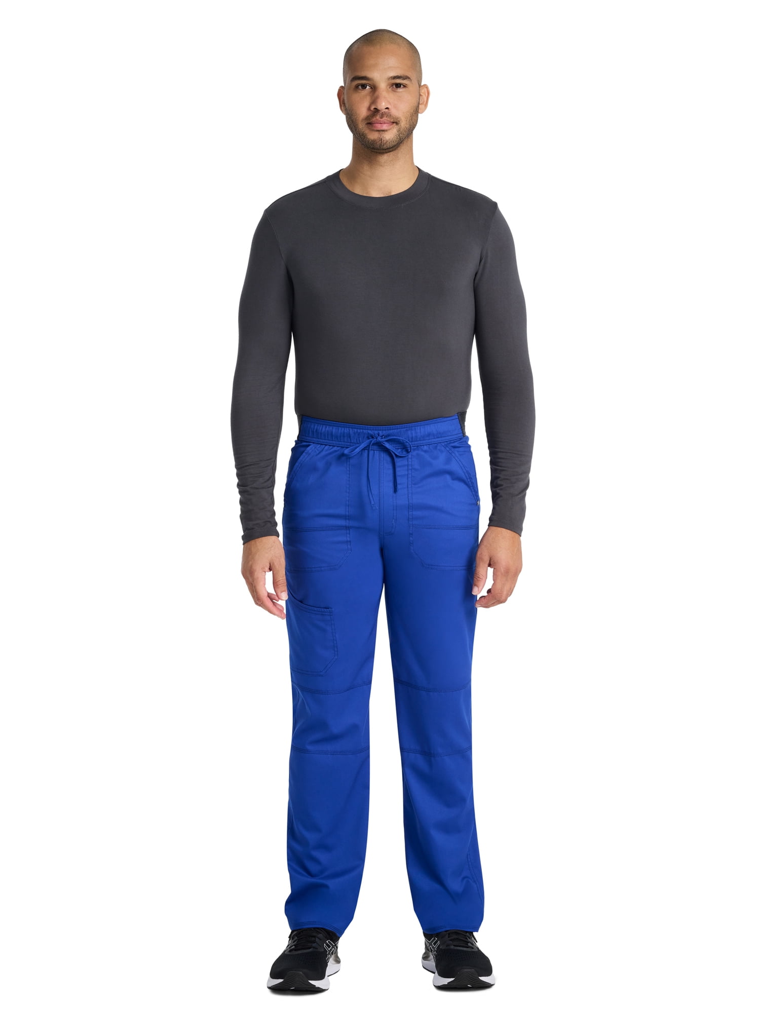 Genuine Dickies Men's Stretch Drawstring Straight Leg Cargo Scrub Pant