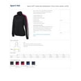 thumbnail image 2 of Sport-Tek LST93 Dot Sublimation Ladies Track Jacket - True Navy/ Iron Grey - Small, 2 of 2