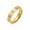 Gold, variant on 4mm Wide Cubic Zirconia Ring for Women & Men - Gold/Silver/Rose Gold/Black Plated Stainless Steel, Promise & Wedding Band, Gift for Her/Him, Couples, Anniversary, Birthday (Multiple Sizes)