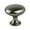 Black, variant on Berenson 9722-1BAC-P 1.187 in. dia. Euro Moderno Knob with Brushed Antique Copper