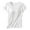 white, variant on Women's Built-in Bra Padded Active Camisole Shirt, Modal Short Sleeves Pajama Casual Tops T-Shirt, Multicolor, M-2XL