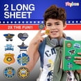 thumbnail image 5 of Playbees Police Stickers for Kids - 200 Pack of Law Enforcement Themed Designs - Kids' Educational Arts and Crafts, Back to School, Teacher Awards, Classroom Prizes, Learning to Drive Encouragement, 5 of 8
