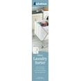 thumbnail image 5 of Whitmor 3 Section Heavy Duty Metal Collapsible Laundry Sorter with Canvas Bag Silver & White, Adult, 5 of 7