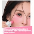 thumbnail image 6 of Liquid Blush Highlight 3 In 1 For Women Matte Makeup Blusher Cream With Sponge Head Color Liquid Blush 5ml, 6 of 7