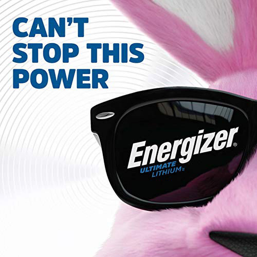 Energizer Ultimate Lithium AA Batteries - Long Lasting, High-Tech Devices - 4 Pack