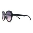 thumbnail image 3 of Womens Simple 90s Classy Large Round Plastic Rim Fashion Sunglasses Black Purple Pink, 3 of 4