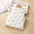 thumbnail image 6 of LYMAYTER Kids Baby Boys Girls Cotton Vest Toddler Fall Winter V-Neck Warm Waistcoat Girls Solid Color Sleeveless Jacket for 9M-6 T, 6 of 9