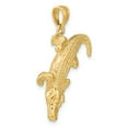 thumbnail image 4 of 14K 3-D Large Alligator w/Closed Mouth Charm K6600, 4 of 4