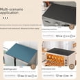 thumbnail image 5 of Drum type automatic washing machine dust cover microwave oven leather cover cloth refrigerator wash-free cover towel waterproof mat - Minimalist Tibetan Blue - 50*50cm, 5 of 5
