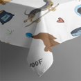 thumbnail image 5 of Cartoon Dachshund Rectangle Tablecloth 60"x84",Waterproof Polyester Rectangle Table Cloth, Wipeable Spillproof Polyester Tablecloth for Dining, Camping, Indoor and Outdoor, 5 of 5