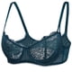 thumbnail image 1 of Sostén DOBREVA de Encaje Transparente Push Up Talla Grande Verde Bosque 34A, 1 of 5