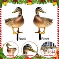 thumbnail image 4 of Christmas Chicken Outdoor Decorations, Christmas Yard Sign with Stakes, Cat Animal Garden Stakes Yard Art for Ground Yard Lawn Porch Sidewalk Xmas Winter Holiday Decorations, 4 of 7