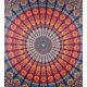thumbnail image 3 of Hippie indio bohemio psicodélico dorado azul pavo real Mandala Wa, 3 of 4