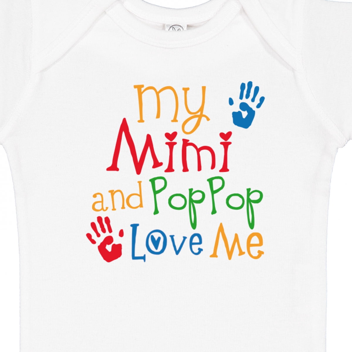 Inktastic Mimi and Poppop Love Me Boys or Girls Baby Bodysuit