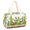 Black, variant on Jiaoprinted Cactus Flower Travel Toiletry Bag for Women, Large Wide-open Makeup Bag, Desert Botanical Succulent Waterproof Cosmetic Bag Organizer with Handle