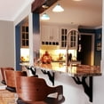 thumbnail image 6 of Ekena Millwork 1 1/2"W x 12"D x 15"H Damon Wrought Iron Bracket, (Single center brace) (2-Pack), 6 of 7