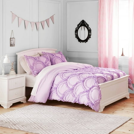 Better Homes And Gardens Kids Lavender Ruffle Bedding Comforter