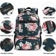 thumbnail image 3 of Mochila De Almuerzo Antirrobo Impermeable A Portátil 15,6i Peonía Diseño de la tela Oxford, 3 of 4