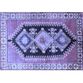 thumbnail image 1 of Ahgly Company Machine Washable Indoor Rectangle Persian Blue Traditional Area Rugs, 6' x 9', 1 of 4