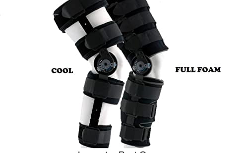 Ossur Post-Op Knee Brace, Range of Motion Control Hinged Immobilization, Adjustable Recovery Support for Orthopedic Rehab, Meniscus Tear,ACL, MCL, PCL Injury- Woman/Men Left, Right Leg