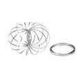 thumbnail image 4 of Juguete mágico 3D Brazo Slinky Toroflux TANGJMXG Pulsera dinámica Plata, 4 of 5