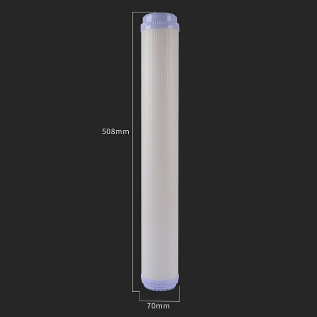 10X Elementos de Filtro de Membrana UF de UltrafiltracióN de 20 Pulgadas Elementos de Filtro Purificador de Agua Universal de Boca