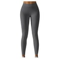 thumbnail image 2 of qILAKOG Women's Joggers Pants Lightweight Athletic Leggings Tapered Lounge Pants for Workout, Yoga, Running Womens Yoga Pants High Waist Tummy Control Womens Leggings, L&Gray, 2 of 7