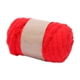 thumbnail image 3 of Chunky Wool Yarn Jumbo Tubular Yarn DIY Filling Hand Knitting Arm Knit Yarn Weight Yarn Bulky Yarn for Cushion Crochet Throw Pet Bed Hats red, 3 of 9