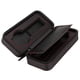 thumbnail image 1 of Estuche para reloj de cuero y fibra de carbono, organizador portátil de 2 ranuras para relojes de fibra de carbono, caja para relojes con un valor excepcional, 1 of 9