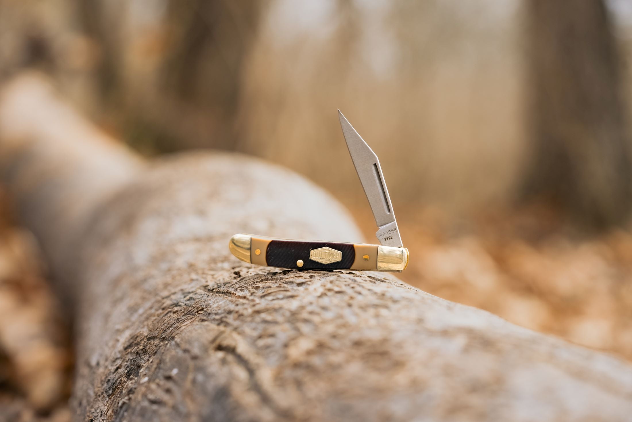 Old Timer Pal and Trapper Traditional Sawcut Handle Folding Knife Combo Pack
