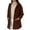 Deep Red, variant on Womens Long Sleeve Corduroy Jacket Fall Button Up Hooded Coat with Pocket Trendy Loose Fit Sweatshirt Coats Deep Red M