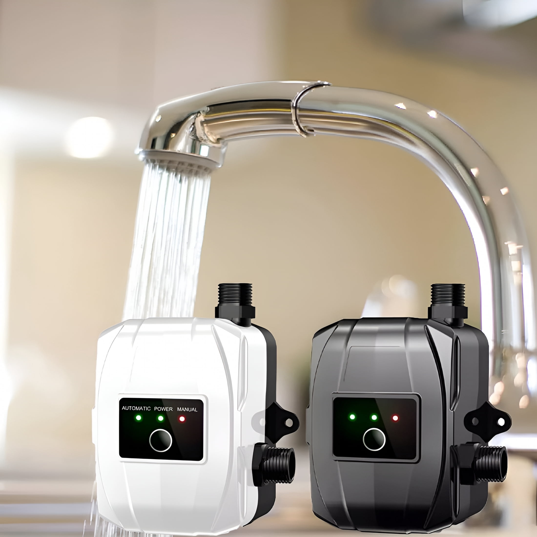 ZEPARO Booster Pump for Low Water Pressure Water Pump 24V 150W Auto Pressure Controller