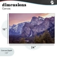 thumbnail image 4 of Stupell Industries Contemporary Majestic Mountain Waterfall Sunset Canvas Art, 24 x 16, by Shelley Carlisle, 4 of 8