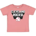 thumbnail image 3 of Inktastic Cleveland Rocks with Baseball Boys or Girls Baby T-Shirt, 3 of 5