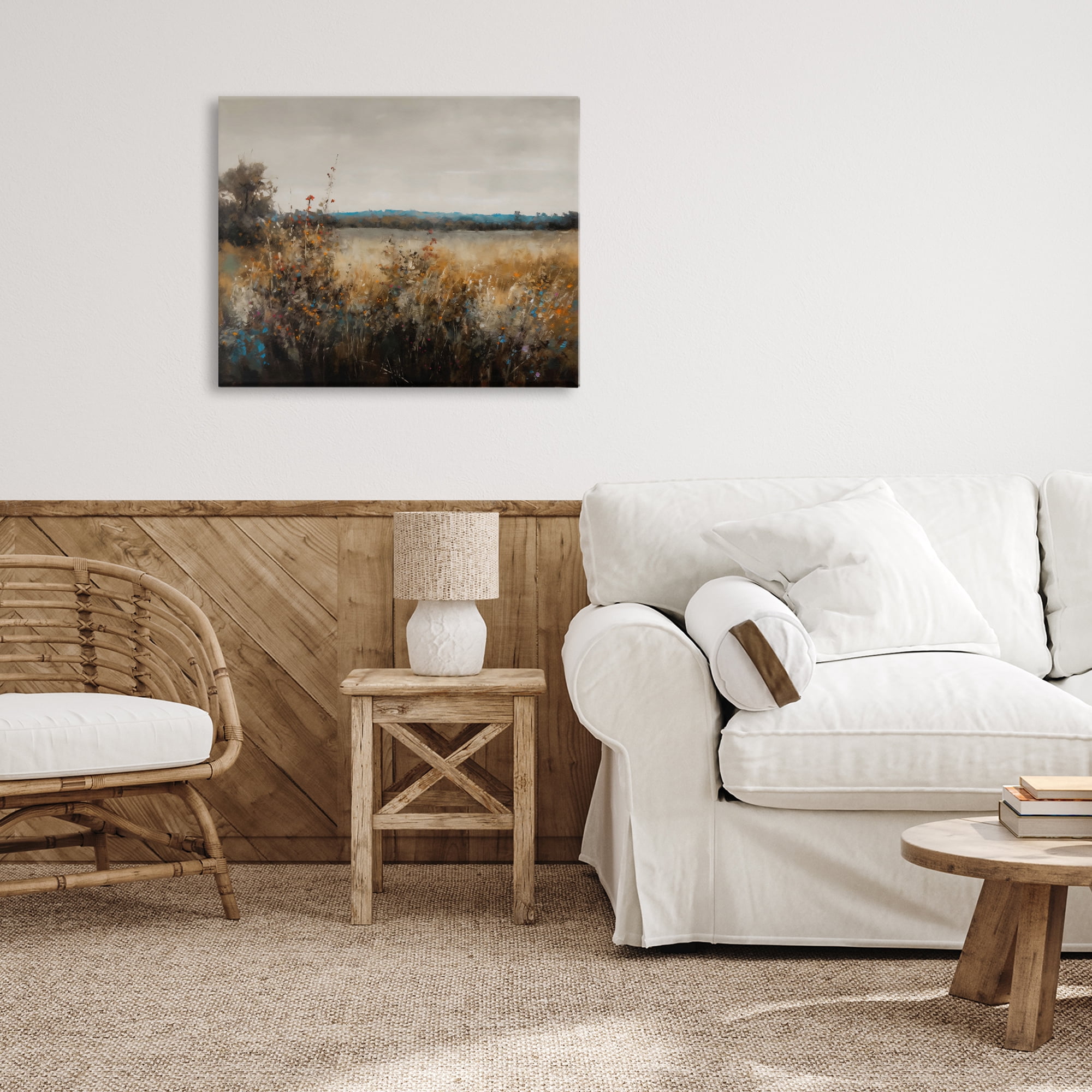 Stupell Industries Abstract Grunge Meadow Canvas Wall Art, design by Creative Studio