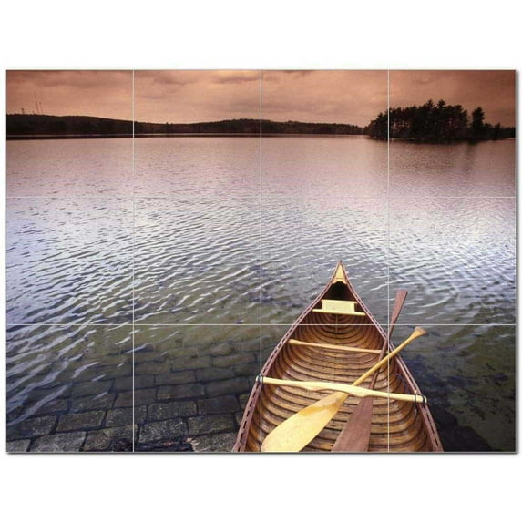 Lake Photo Ceramic Tile Mural Kitchen Backsplash Bathroom Shower 405324-L43