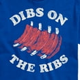 thumbnail image 3 of Instant Message - Dibs On The Ribs - Men's Short Sleeve Graphic T-Shirt, 3 of 6
