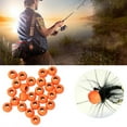 thumbnail image 4 of Fishing Tackle,25Pcs Fly Tying Tungsten Tungsten Beads Fish Lure Exceptional Reliability, 4 of 9