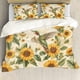thumbnail image 1 of Girasol Ropa de cama Juego de Funda Nórdica para Dormitorio Colcha Decorativa Occidental, 1 of 8