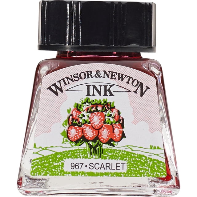 Tinta Para Dibujo 14Ml #601 Escarlata Winsor & Newton