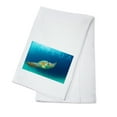 thumbnail image 1 of Kailua, Sea Turtle Swimming (100% Cotton Tea Towel, Decorative Hand Towel, Kitchen and Home), 1 of 3
