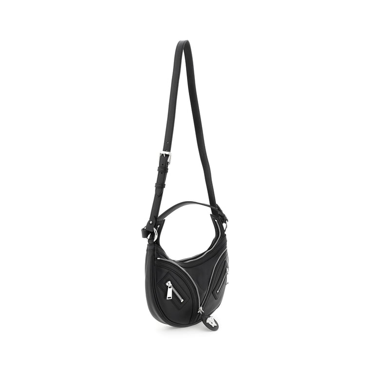 Versace Small Repeat Hobo Bag - Black - Walmart.com