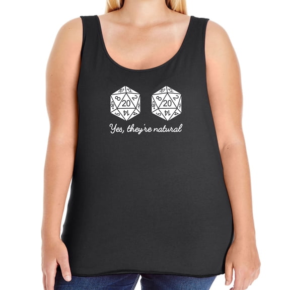 Yes, they're natural Womens Tank Top