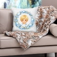 thumbnail image 5 of Xecvkr Easter Soft Plush Throw Pillow Decorative Kids Gift Cozy Basket Stuffer Children Room Cuddle Nap Playroom Storytime Washable 1 Set, 5 of 5